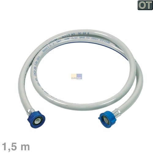 Zulaufschlauch gerade/gerade 1,5m 25°C 1-A-Qualität, OT! 5028433700 AEG, Electro
