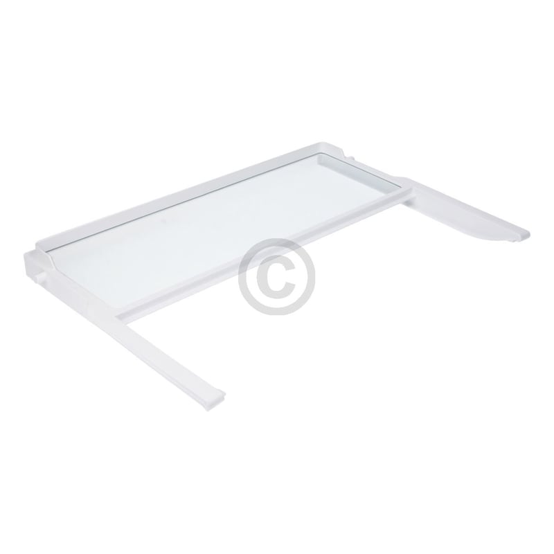 Glasplatte hinten BOSCH 00353029 449x295mm mit Rahmen für Kühlschrank