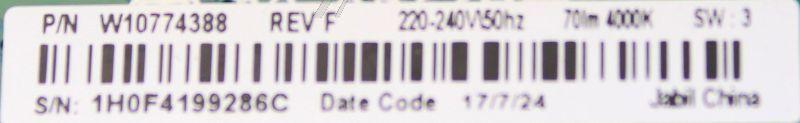 Thermostat Elektronik ET1 NEL für Kühlschrank Whirlpool Indesit 488000644833 Temperatursteuerung Regelung