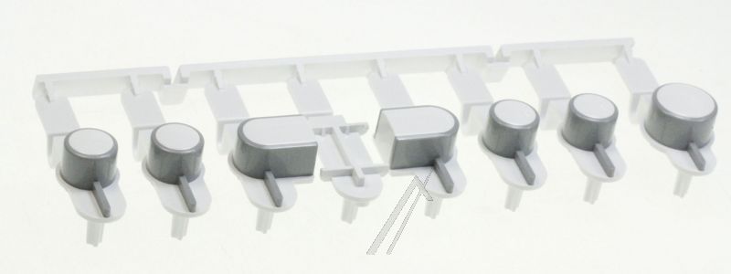 Drucktaster-Knopf für Waschmaschine Whirlpool 480111105172 8 Optionen, weiß-grau