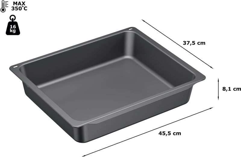 Profi-Pfanne SIEMENS 17002737 455x375x81mm für Backofen Herd