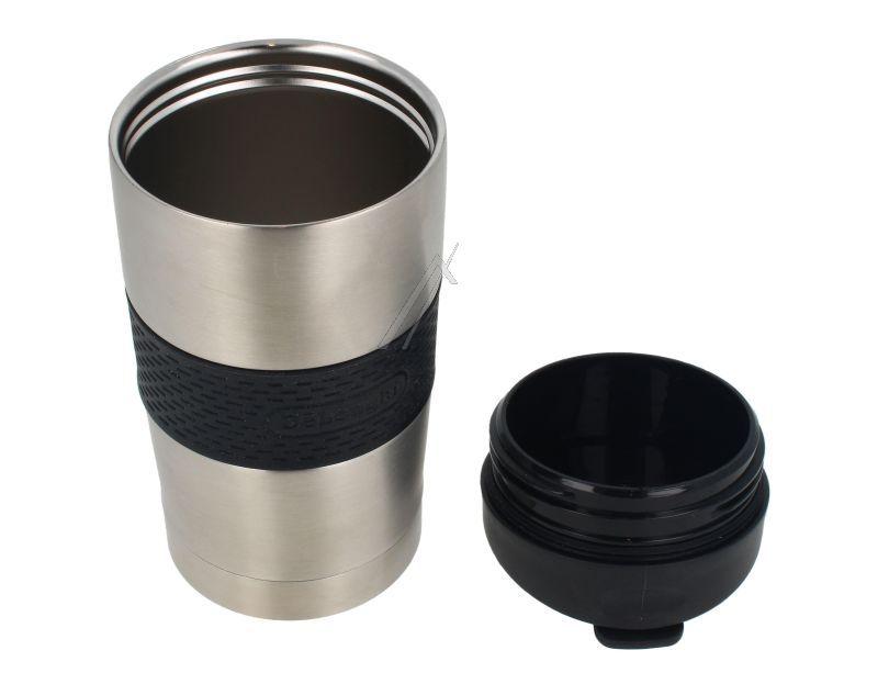 DeLonghi Kaffeemaschinen-Thermobecher DLSC074 235 ml Edelstahl, doppelwandig