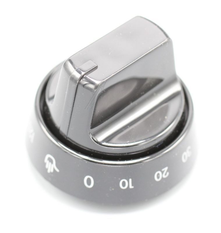 Minutenzähler-Knopf für Whirlpool Herd 488000383343 schwarz, rund