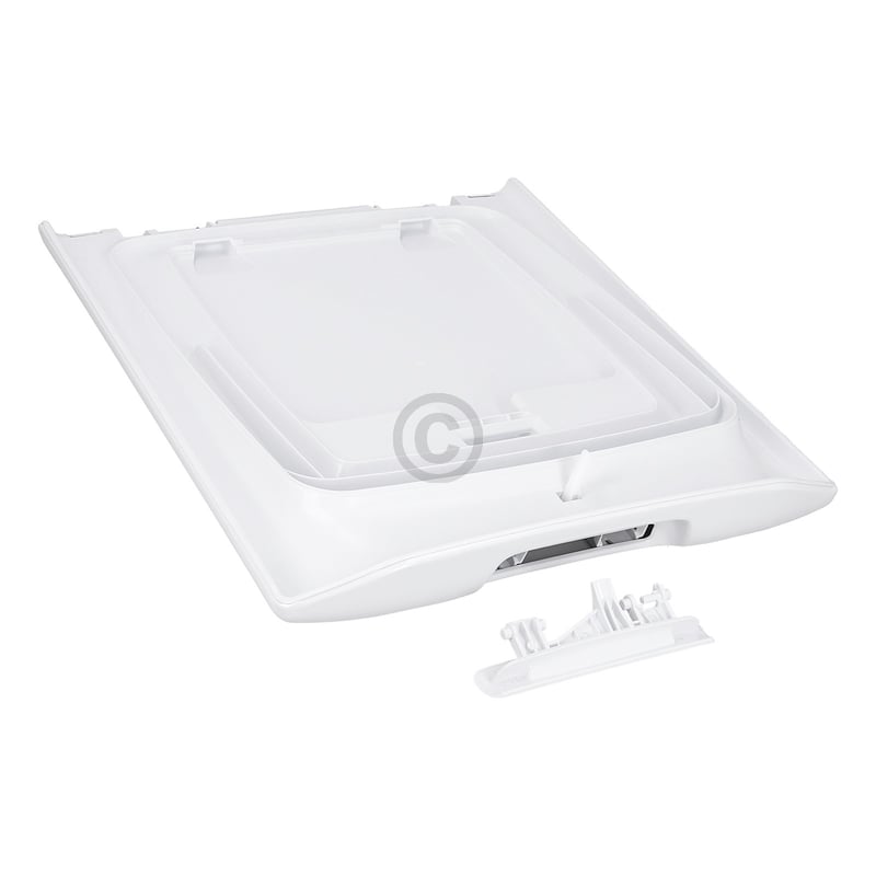 Deckel weiß ohne Griff Haier 49129873 für Waschmaschine