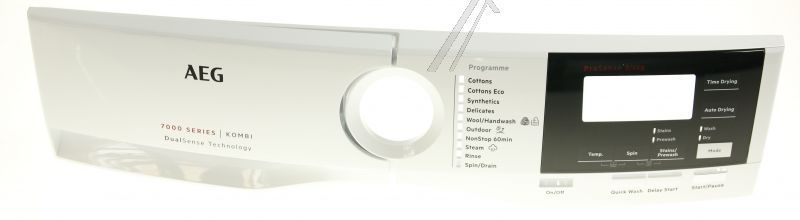 Bedienblende Handgriff für Waschmaschine AEG 140126727019 Steuerung Gehäuse