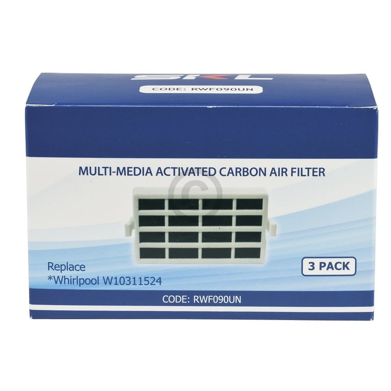 Luftfilter wie Whirlpool 481248048172 ANTF-MIC ANT001 für Kühlschrank 3Stk