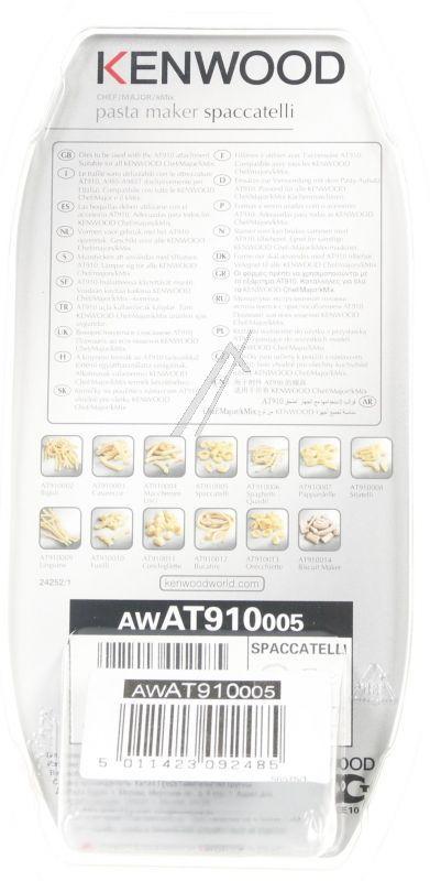 Spaccatelli-Einsatz für Küchenmaschine DeLonghi AWAT910005 Nudelmaschine
