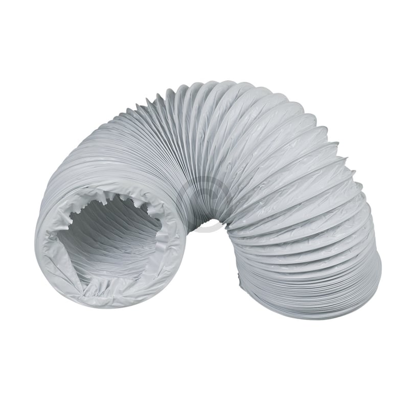 Abluftschlauch 150er Rundsystem 2,80m weiß für Dunstabzugshaube