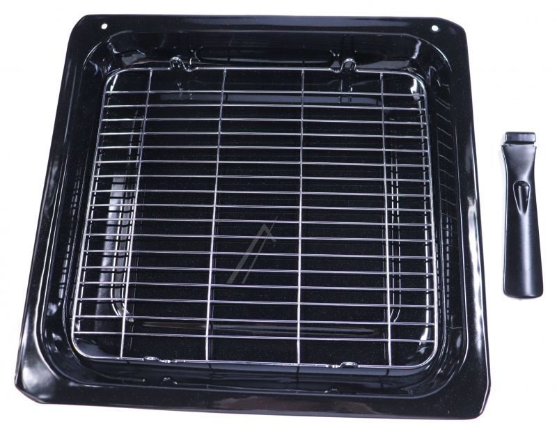 Backofen-Pfanne für Electrolux Ofen 3111565036 Grill, dunkelgrau