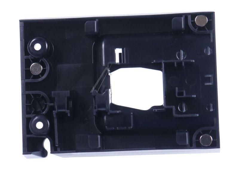 Auslaufträger-Gehäuse Vorderteil für Kaffeemaschine Bosch Siemens 12043824 vormontiert, Magnete, schwarz.