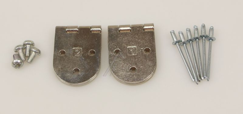 Scharnierset für Ofen Whirlpool Indesit 488000630665 2-teilig Biscotto