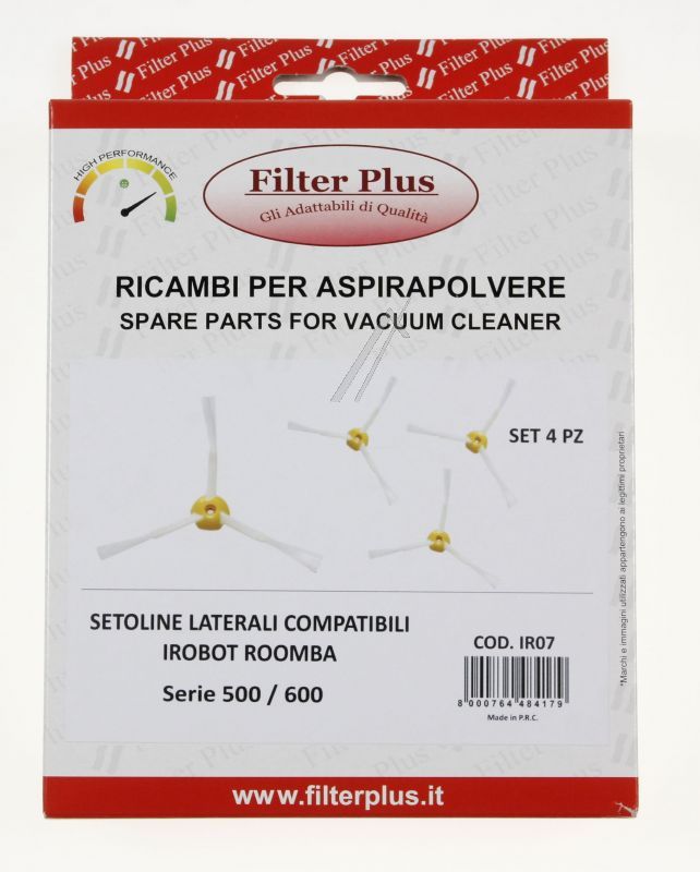 Kantenbürsten-Set für Staubsauger Filter Plus ART223295 4er-Set
