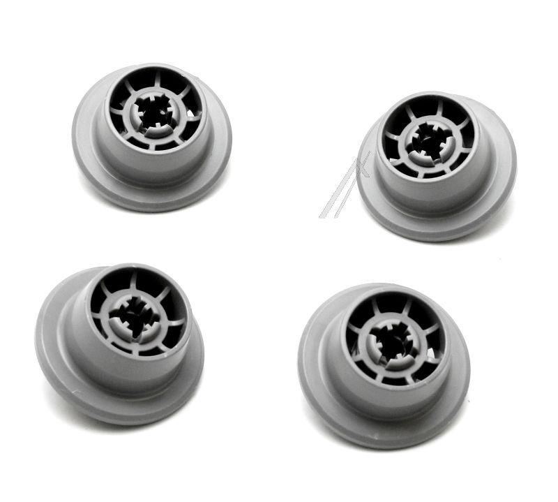 Bosch Siemens Geschirrspüler Rollen-Set 10034306 verbreiterte Korbrollen (+1,5mm)