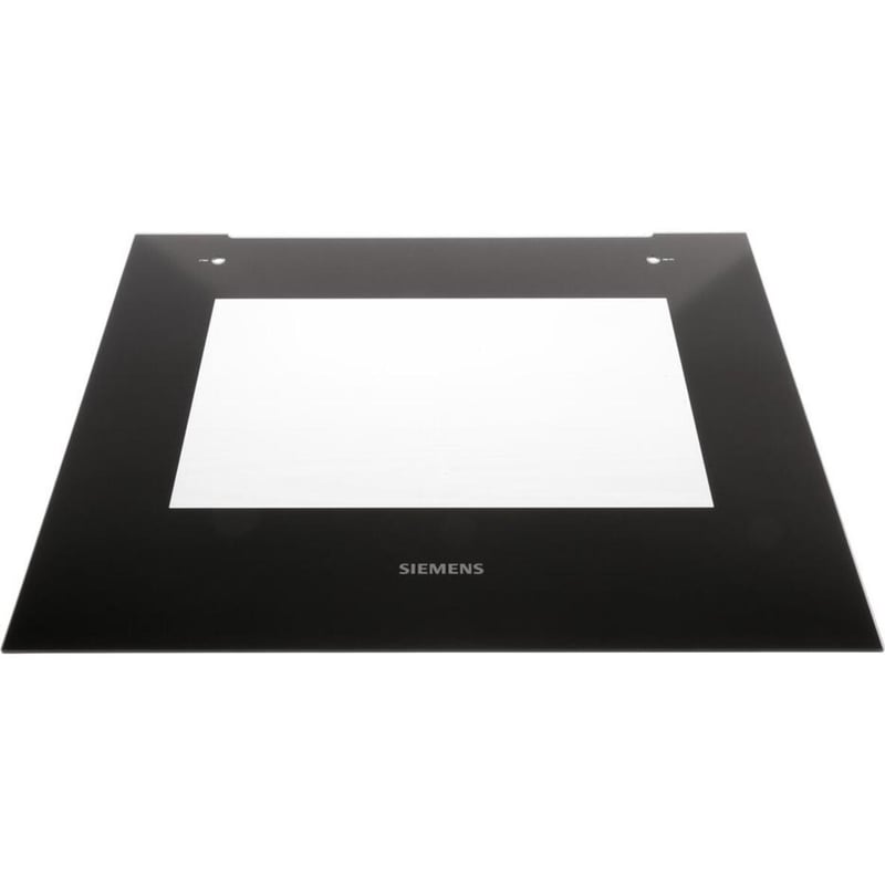 Ofen-Frontglas 60cm Bosch/Siemens 20005568 Schwarz, für Backöfen