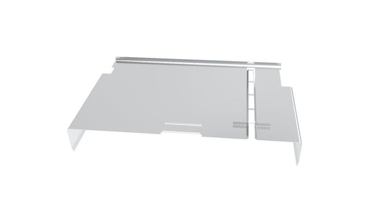 Blech für Kühlschrank Bosch 00744686 Deckel, weiß