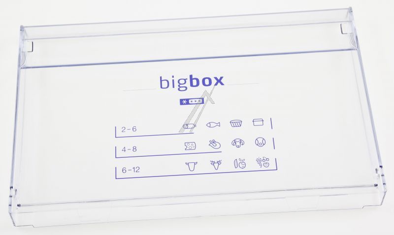 Schubladenblende für Kühlschrank Bosch Siemens 00707889 vordere Abdeckung