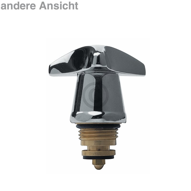 Knebel 1/2" mit Innenoberteil Kaltwasser blau für Armatur