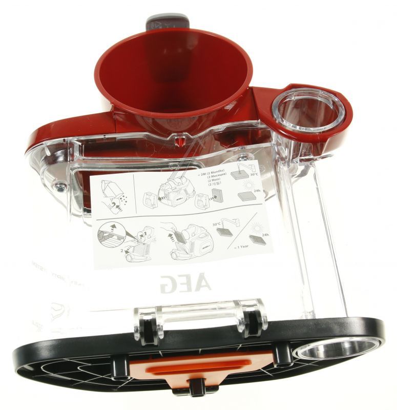 Staubfach rot für Staubsauger AEG 140033283668 Staubbehälter