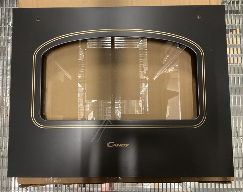 Candy/Hoover Ofentürglas Anthrazit 42821787 Backofen