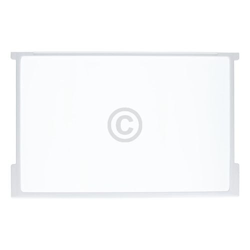 Glasplatte Gorenje 163377 mit weißem Rahmen für Kühlteil Kühl-Gefrierkombination