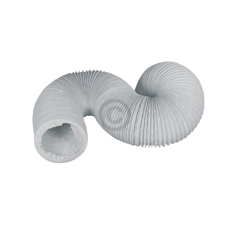 Abluftschlauch 125er Rundsystem 5m weiß u.a. für Dunstabzugshaube