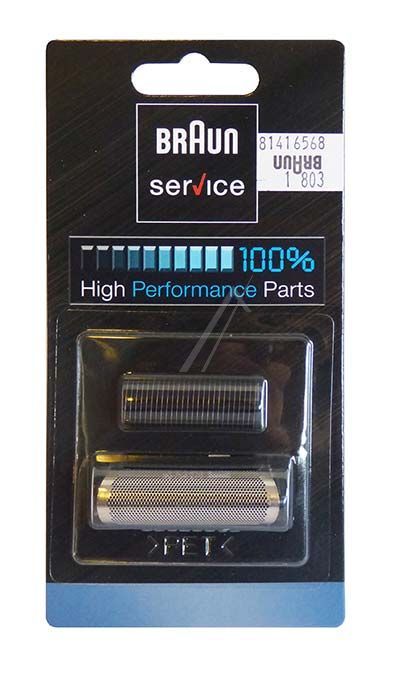 Kombipack für Braun-Rasierer 81416568 Scherfolien-Klingen