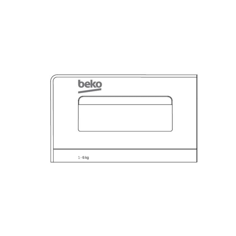 Waschmittelkastenblende Beko 2459209776 für Waschmaschine Beko