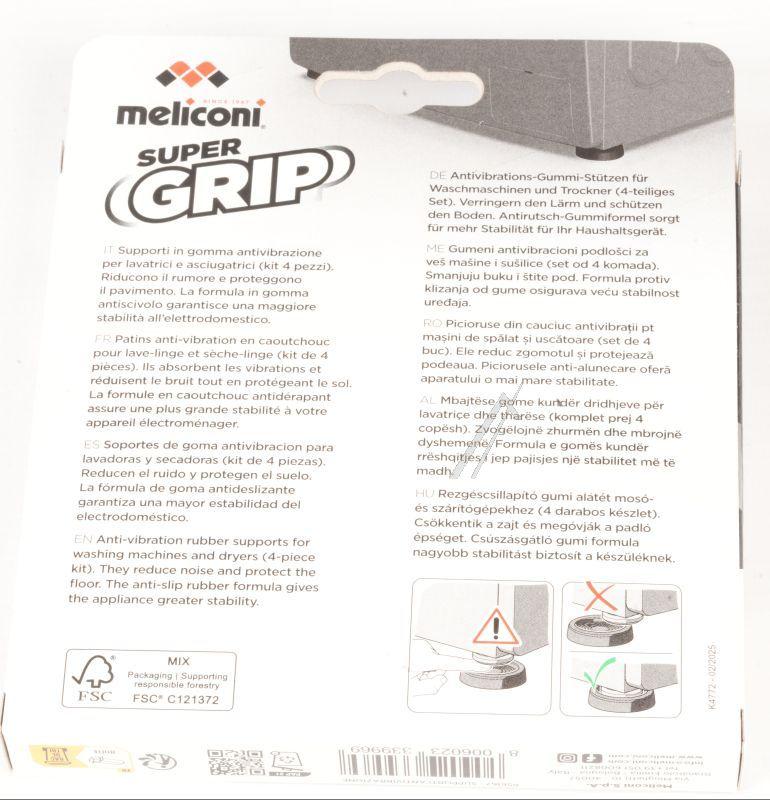 Schwingungsdämpfer für Geschirrspüler Meliconi 4 Stück Geräuschdämpfung