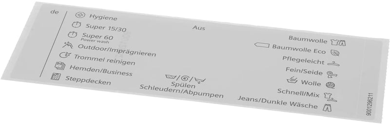 Waschmaschinen-Legende Bosch 12023507 Heizkörper