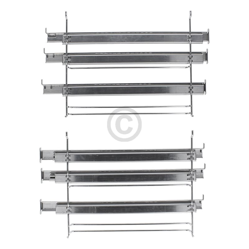 Haltegitterset mit Teleskopauszug 3-fach für Backbleche Rost gorenje AC105 640245 in Backofen
