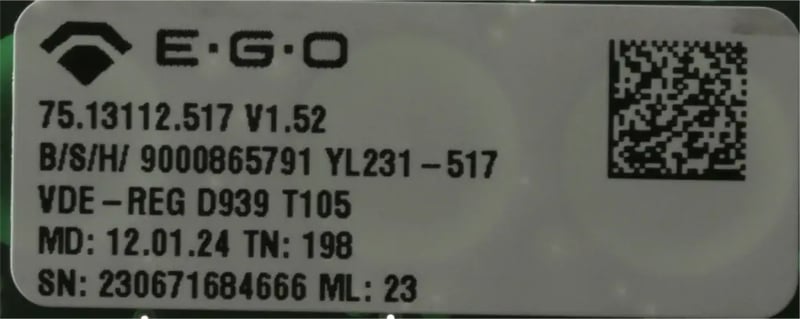 Bedienmodul 00791454