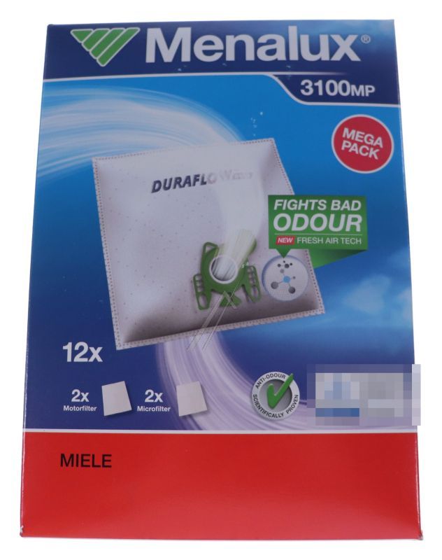 Staubsaugerbeutel-Set für Staubsauger Electrolux 9001667907 12 Beutel + 2 Mikrofilter + 2 Motorfilter