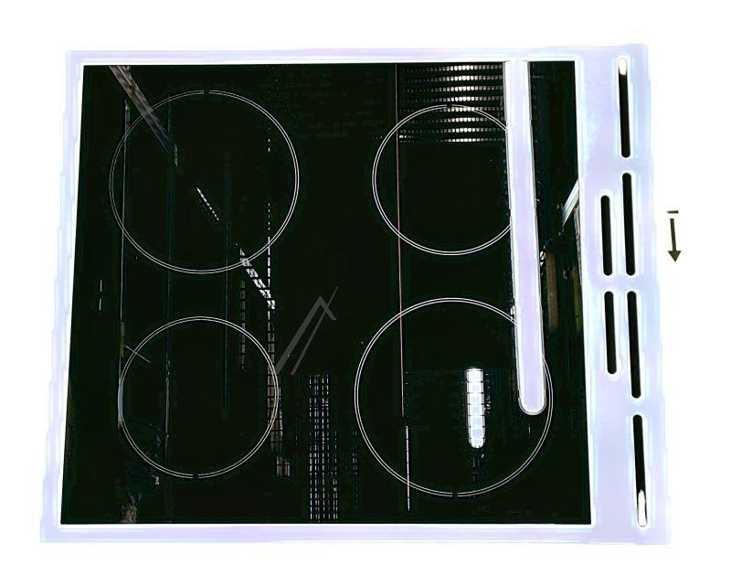 Kochfeldglas für Hisense Ofen 956493 Gorenje Glaskeramikfeld, Kochfläche