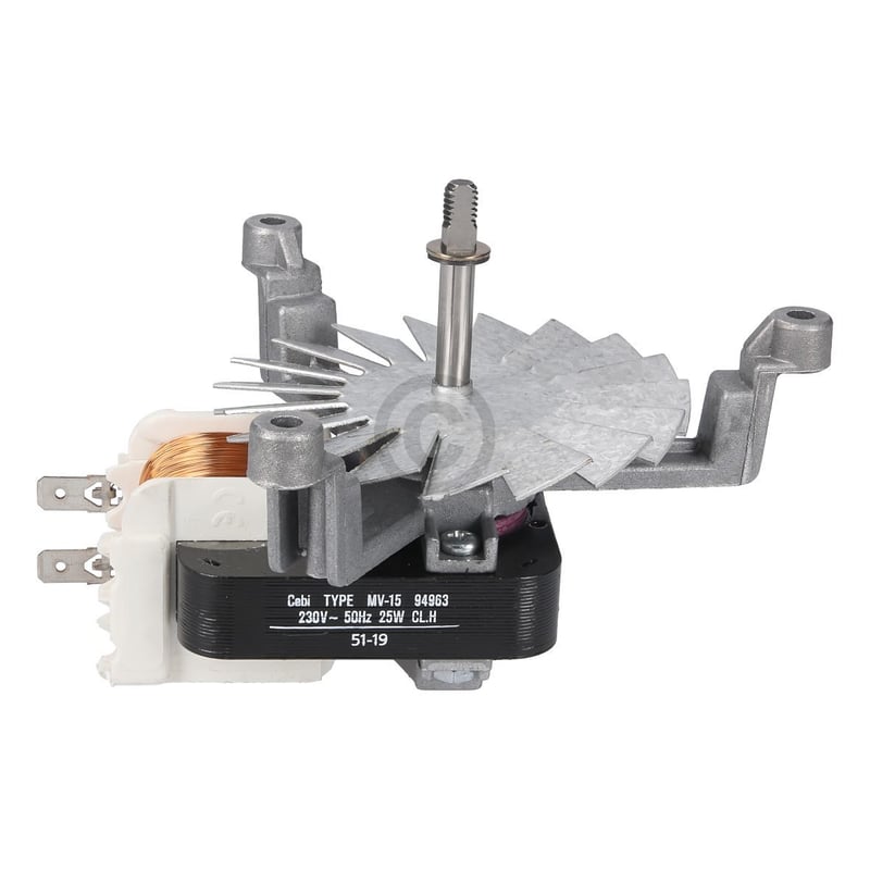 Heißluftventilator mit Flügel Bauknecht 481236118466 MV-15 94963 in Backofen Herd