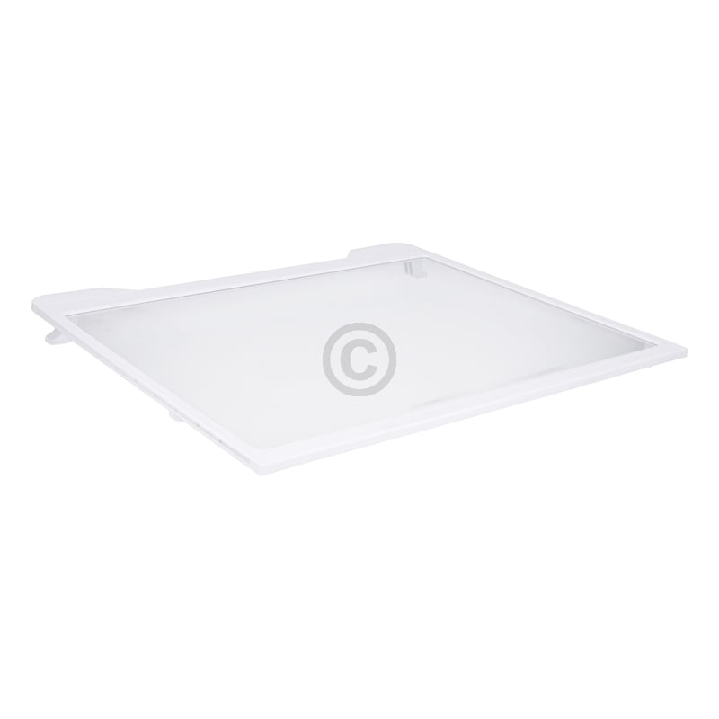 Glasplatte oben für Gefrierteil SAMSUNG DA67-04253A 440x385mm mit Rahmen für KühlGefrierKombination