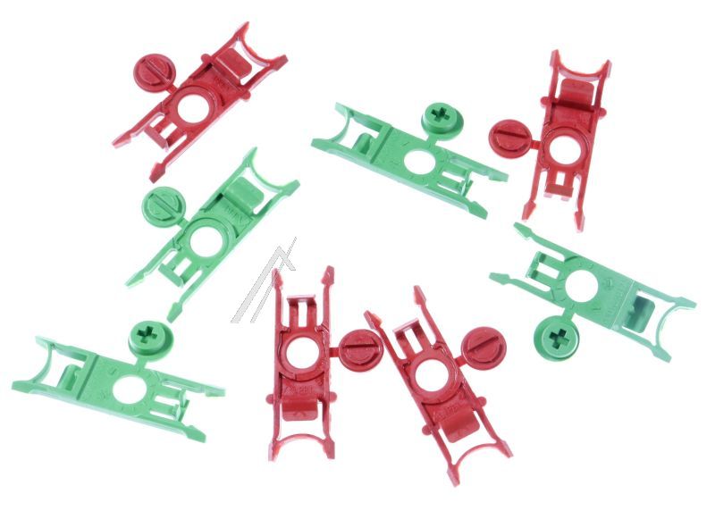 Halterung für Ofen Bosch Siemens 12044445 Designlisene, rot/grün