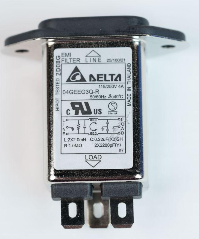 Entstörfilter für Dunstabzugshaube Whirlpool 488000861181 Rauschreduzierung 2x2MH