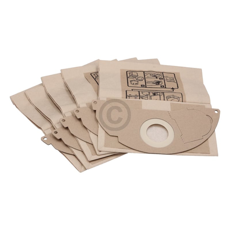 Filterbeutel Kärcher 6.904-322.0 für Mehrzwecksauger 5Stk