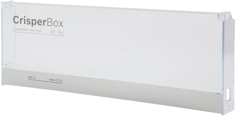 Schubladenblende BOSCH 11000682 450x165mm für CrisperBox Gemüsebehälter Kühlschrank