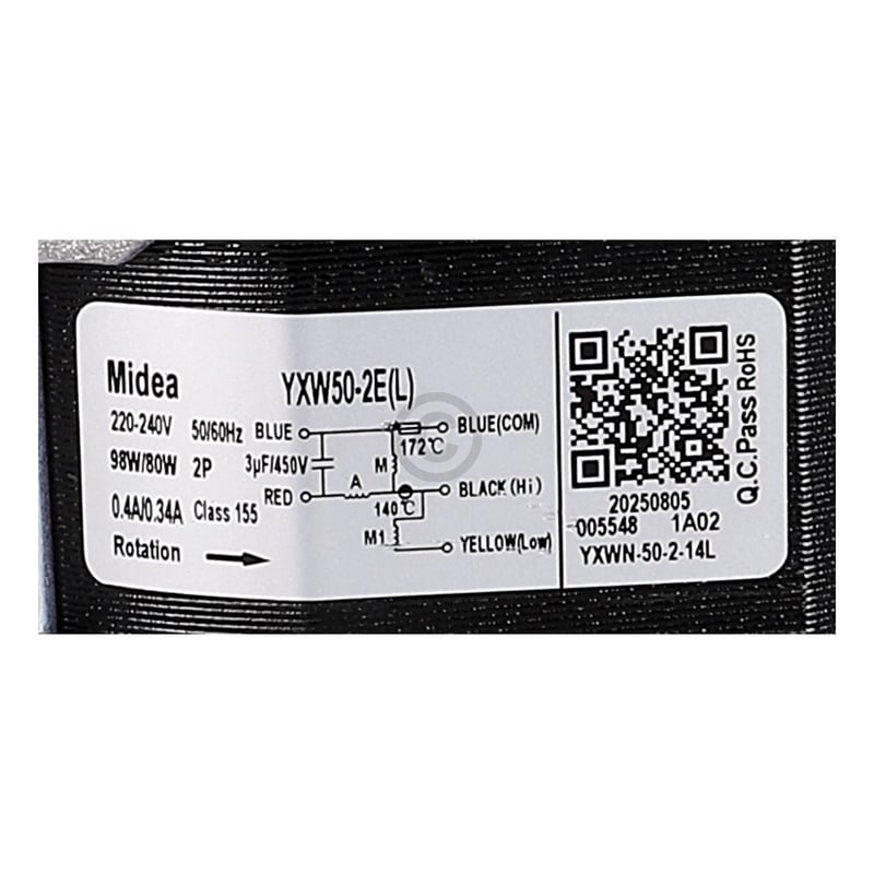 Umwälzpumpe Yxw50-2e(l) für Kühlschrank Midea 17476000A03575 Kühlsystem