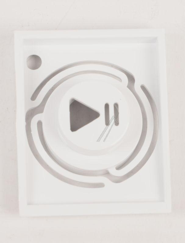 Start-/Pause-Taste für Whirlpool Waschmaschine 488000510758 Knopf weiß