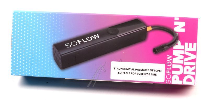 Luftpumpe SoFlow 700.100.09 Pump N Drive schwarz für E-Scooter Fahrräder
