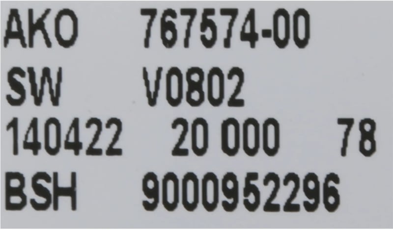 Bedienblende 11003586