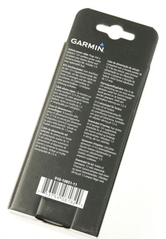 Zigarettenanzünderkabel für Waschmaschine Garmin 010-10851-11 Ladekabel, Kfz-Adapter