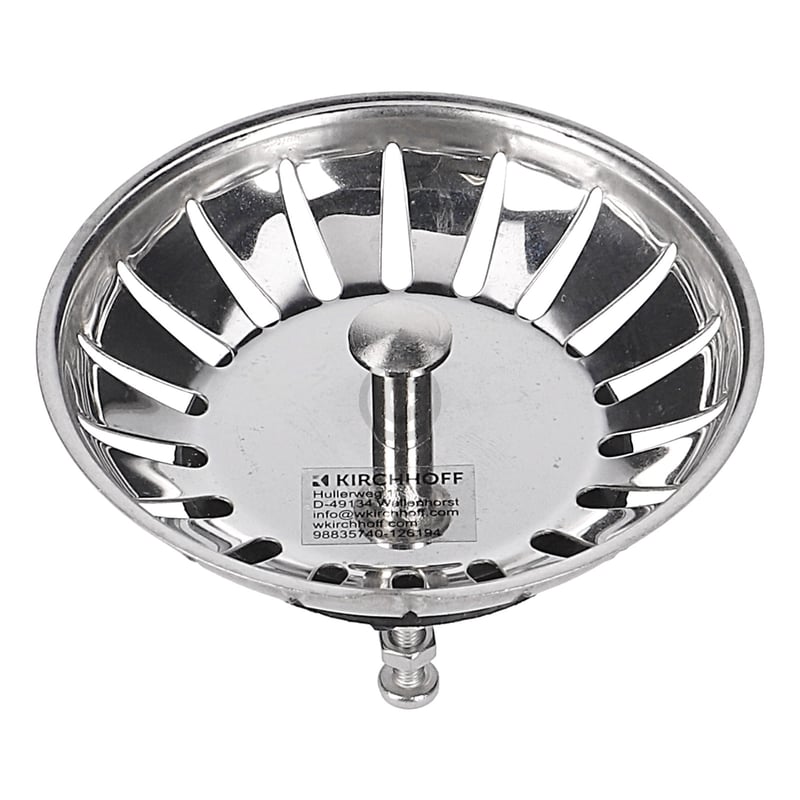 Siebkörbchen 81mmØ 1 1/2" mit Hubstange 8x48-69mm KIRCHHOFF 98835740