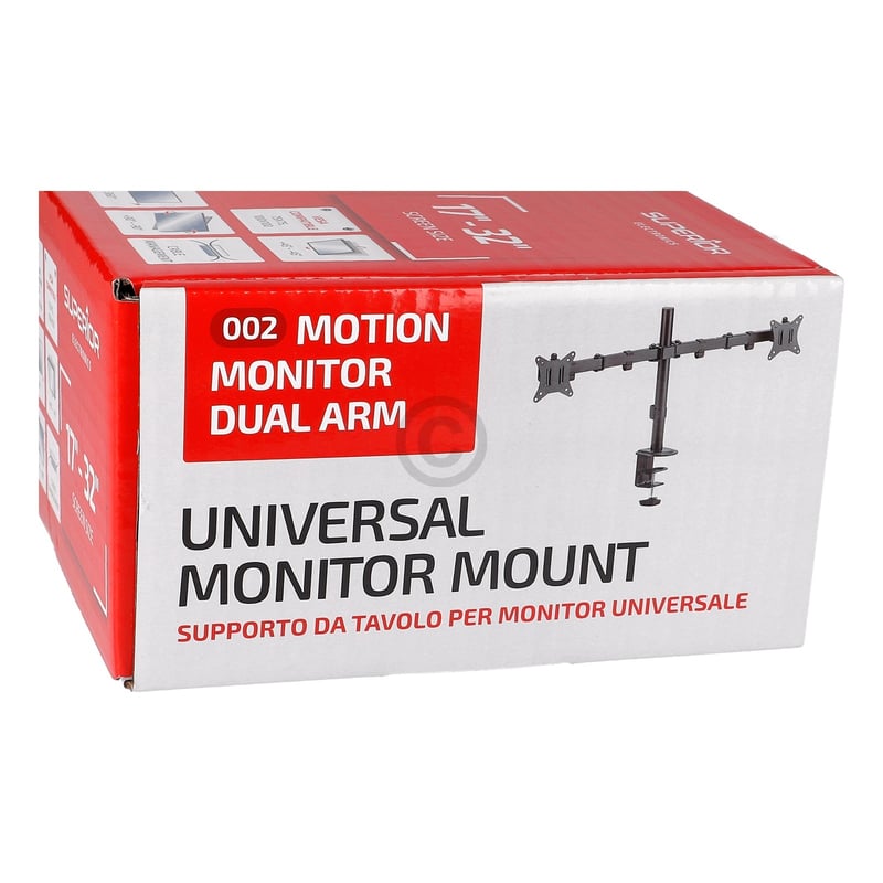 Tischhalter für 2 PC Monitore 17-32"  Superior SUPSPC002 für Monitor