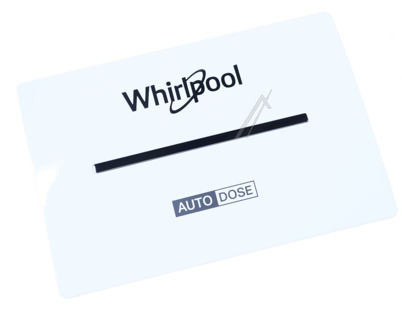 Schubladen-Griff für Waschmaschine Whirlpool 488000666305 weiß, Kunststoff