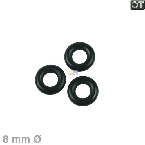 Dichtung 8mmØ für Temperaturfühler NTC, 3 Stück Bosch 00614612 für Kaffeemaschine