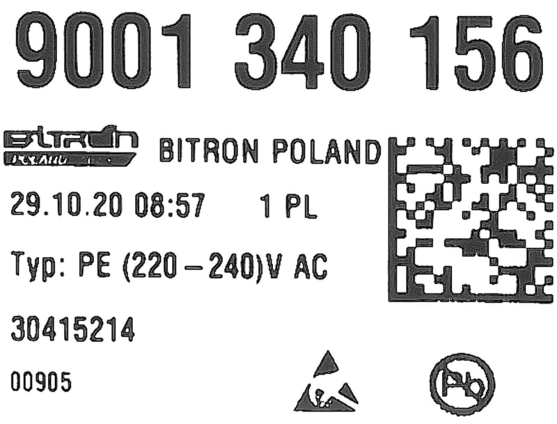 Leistungselektronik unprogrammiert BOSCH 12027152 für Geschirrspüler