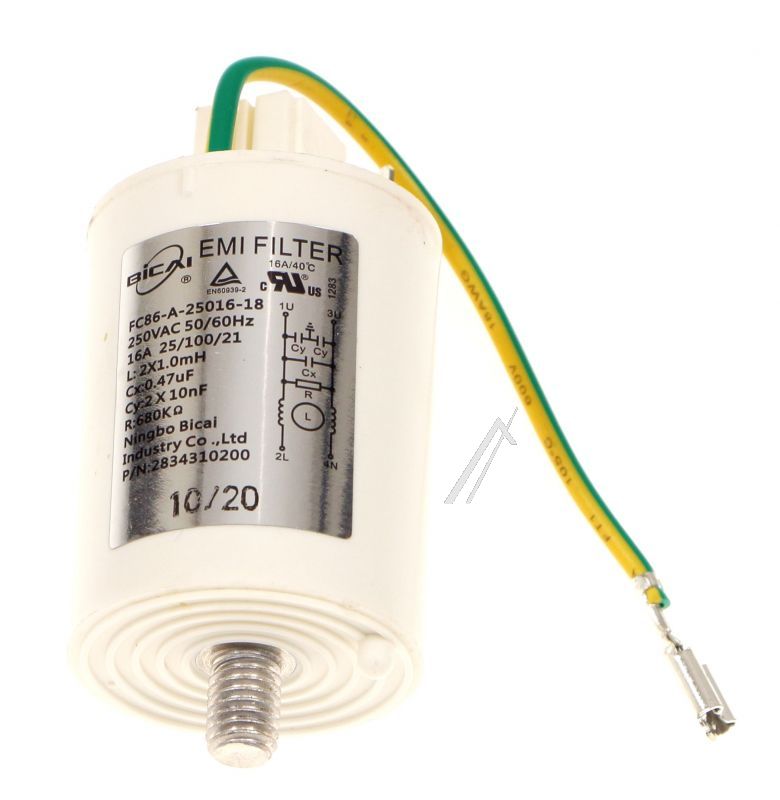 Entstörfilter für Beko Waschmaschine 2834310200 Störungsbeseitigung